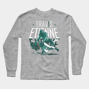 Travis Etienne Jr. Jacksonville Goal Line Long Sleeve T-Shirt